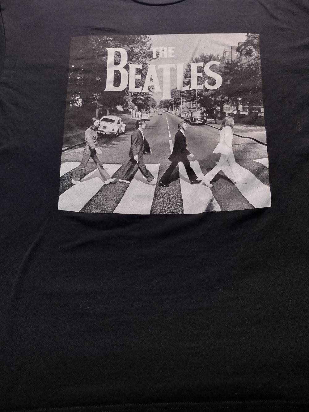 Hybrid Apparel Black Beatles Logo Tag Tee